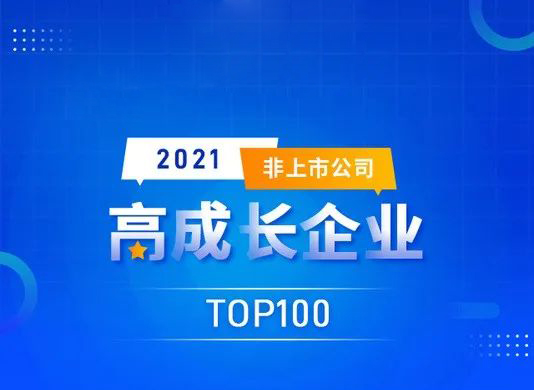 喜訊： 能高公司榮登“2021高成長(zhǎng)企業(yè)TOP100”榜單！